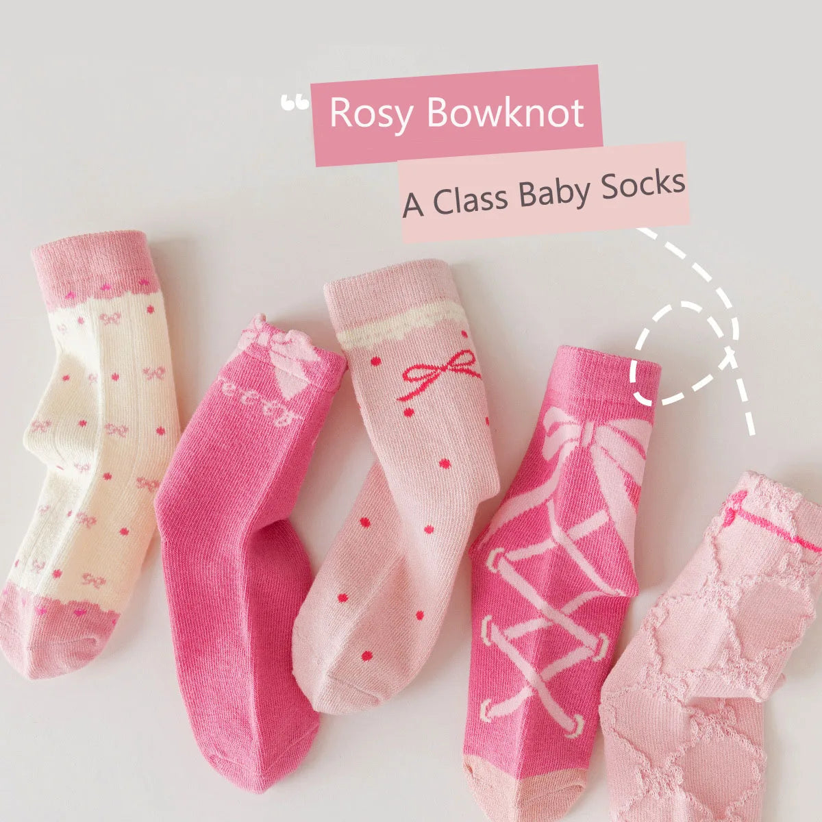 5 Pairs Spring Cotton Children's Socks