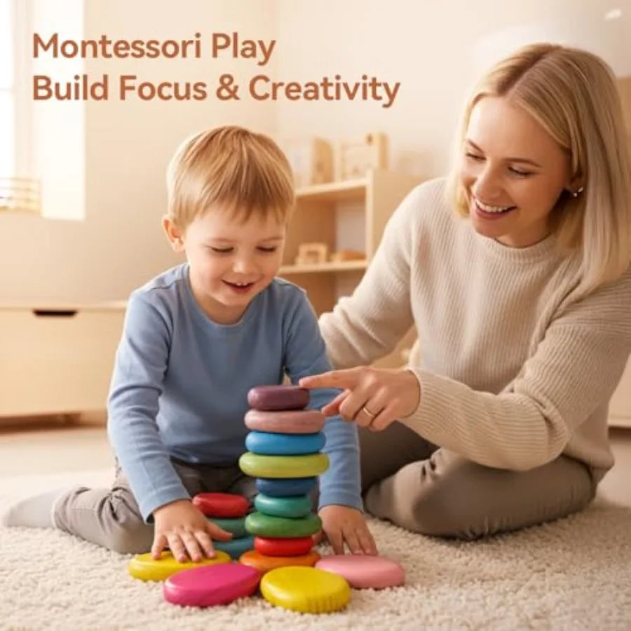 Extra-Large Stacking Rocks for Toddlers