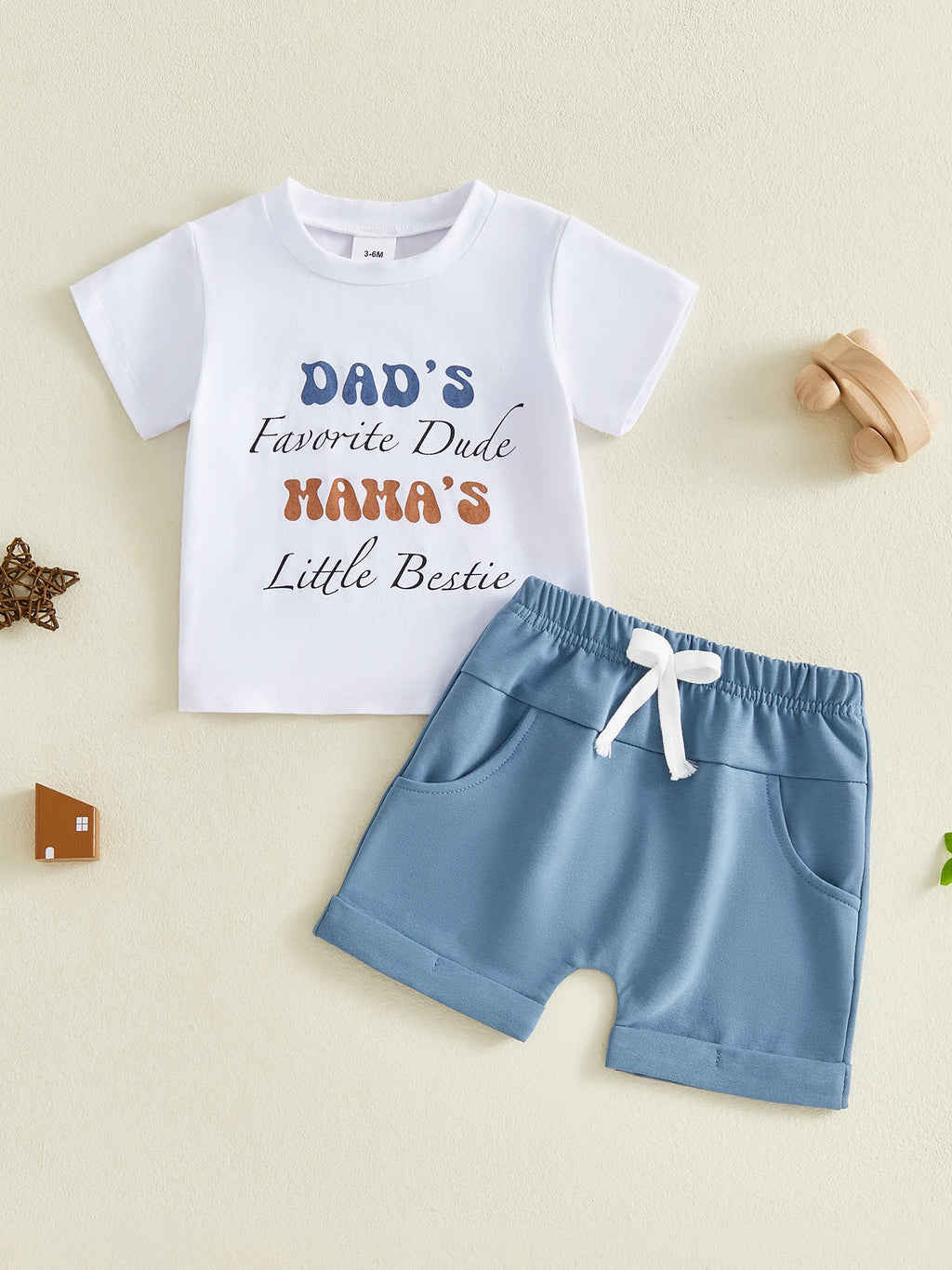 2Pcs Boys Summer Outfit