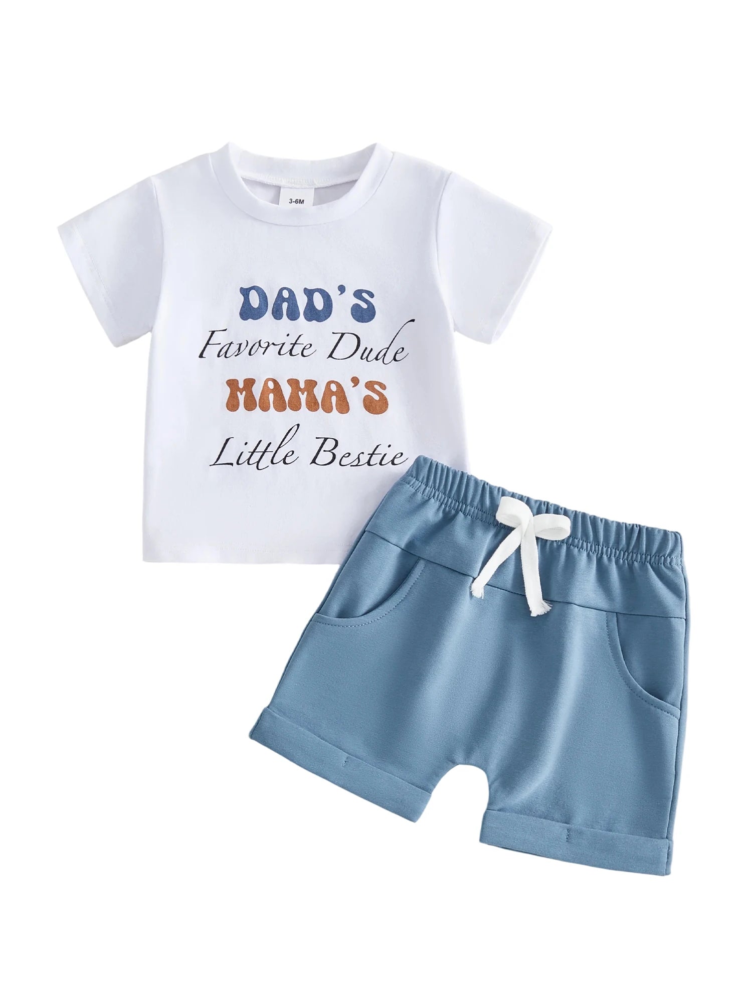 2Pcs Boys Summer Outfit