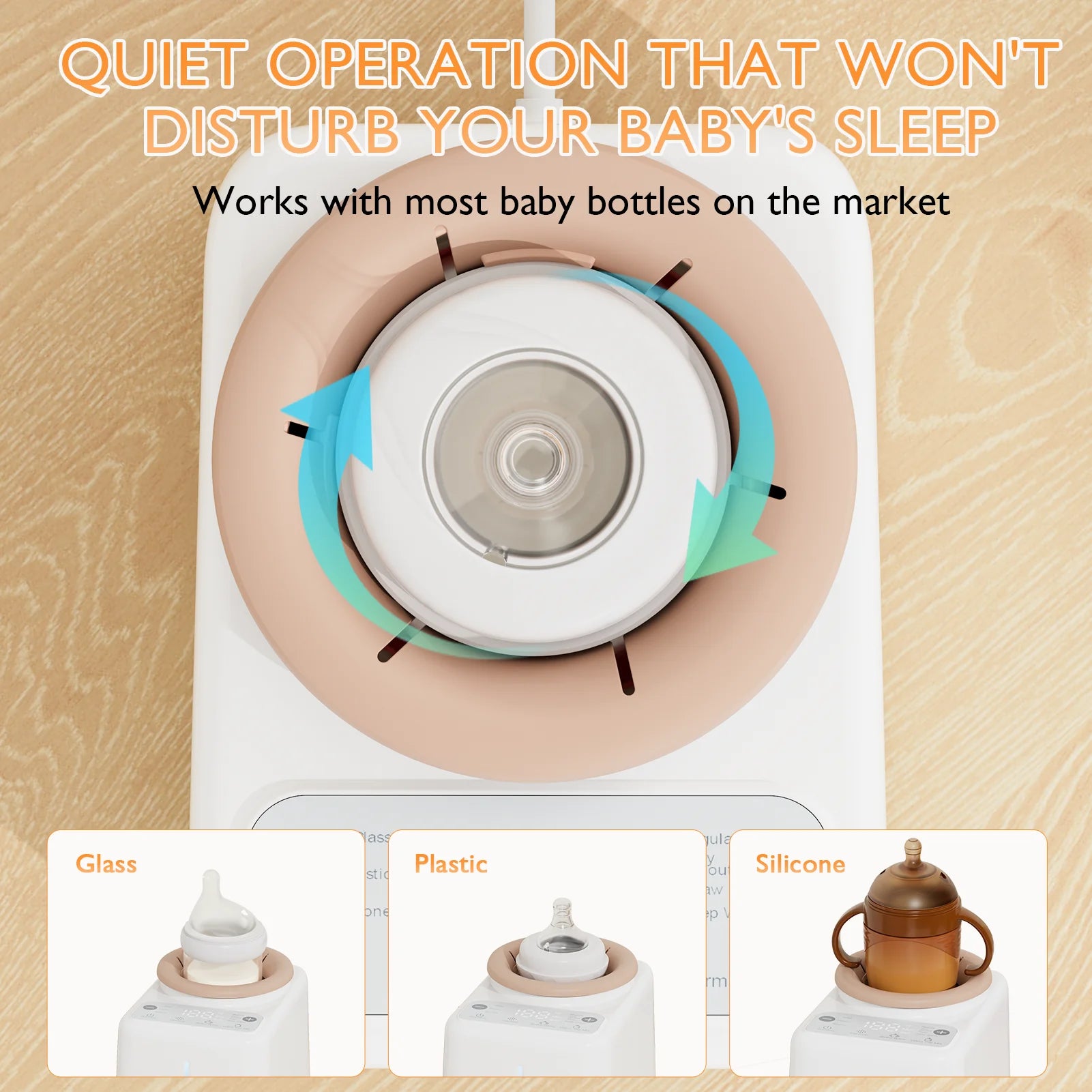 Waterless Baby Bottle Shaker & Warmer