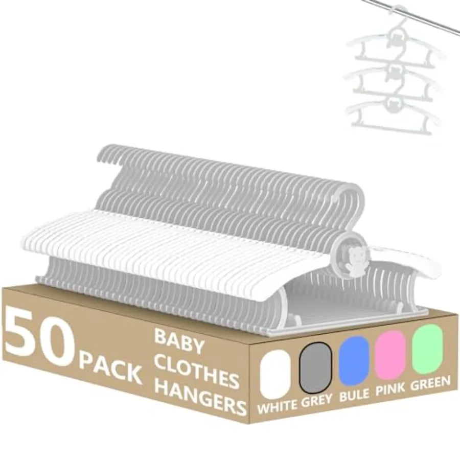 50pcs Adjustable Hangers for Kids