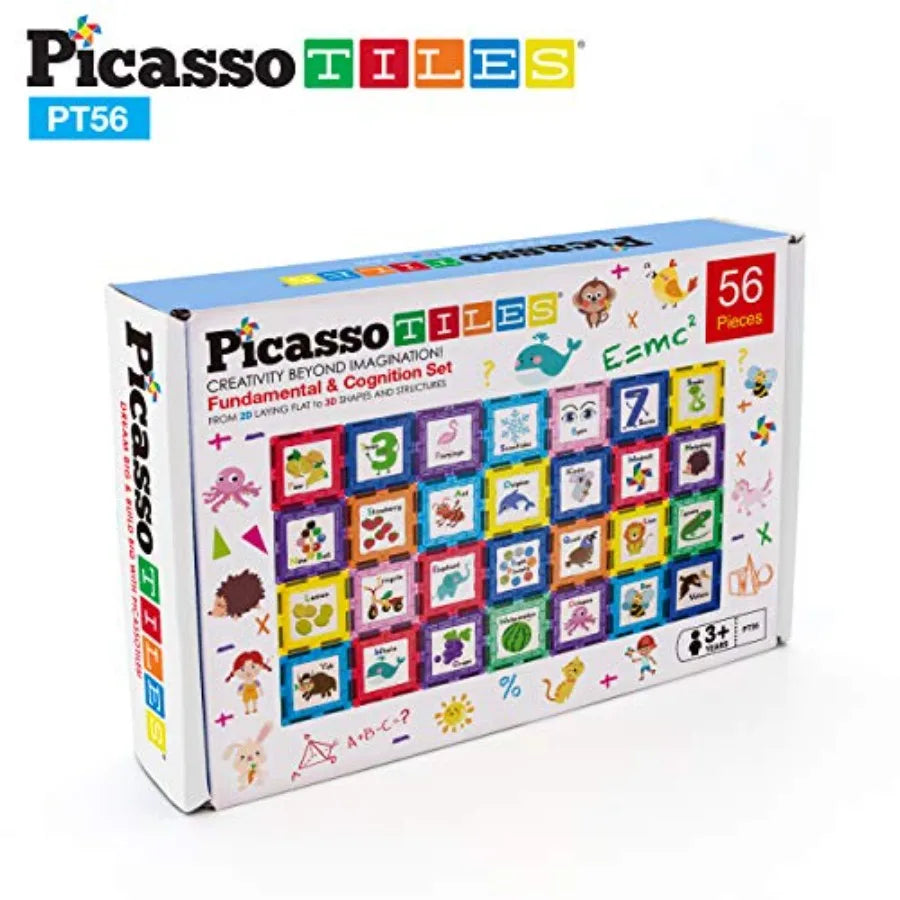 Magnetic Building Blocks with Tiles