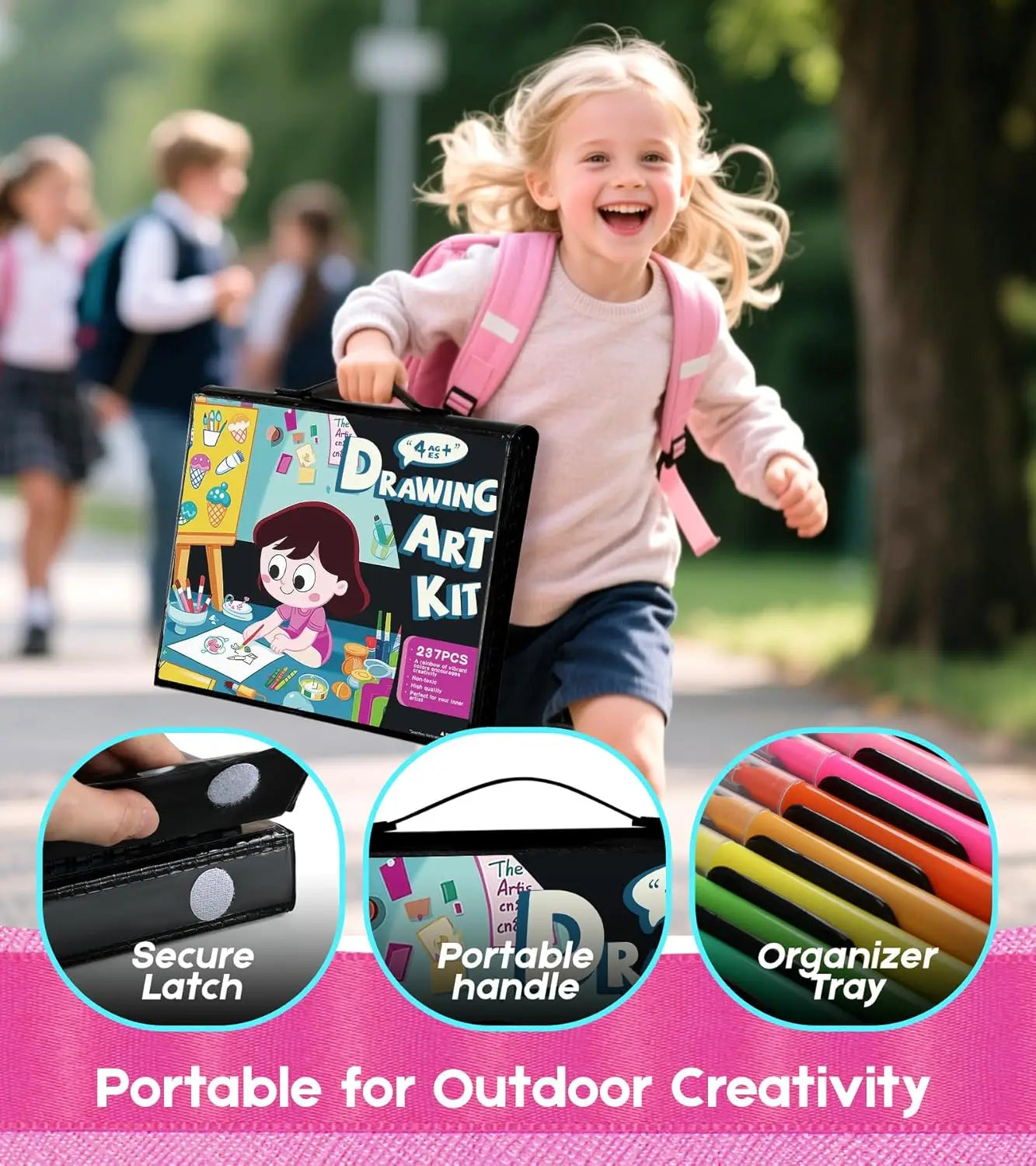 237-Piece Kids Art Set
