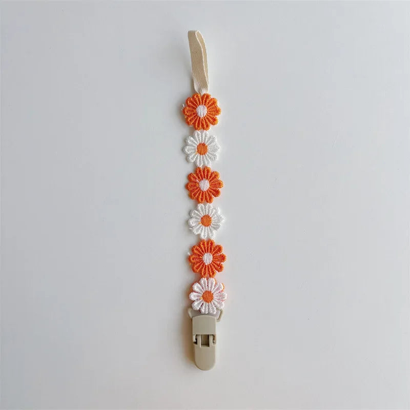 Little Daisy Pacifier Clips