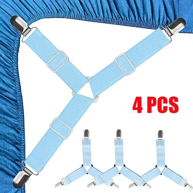 4pcs Adjustable Sheet Holder Strap