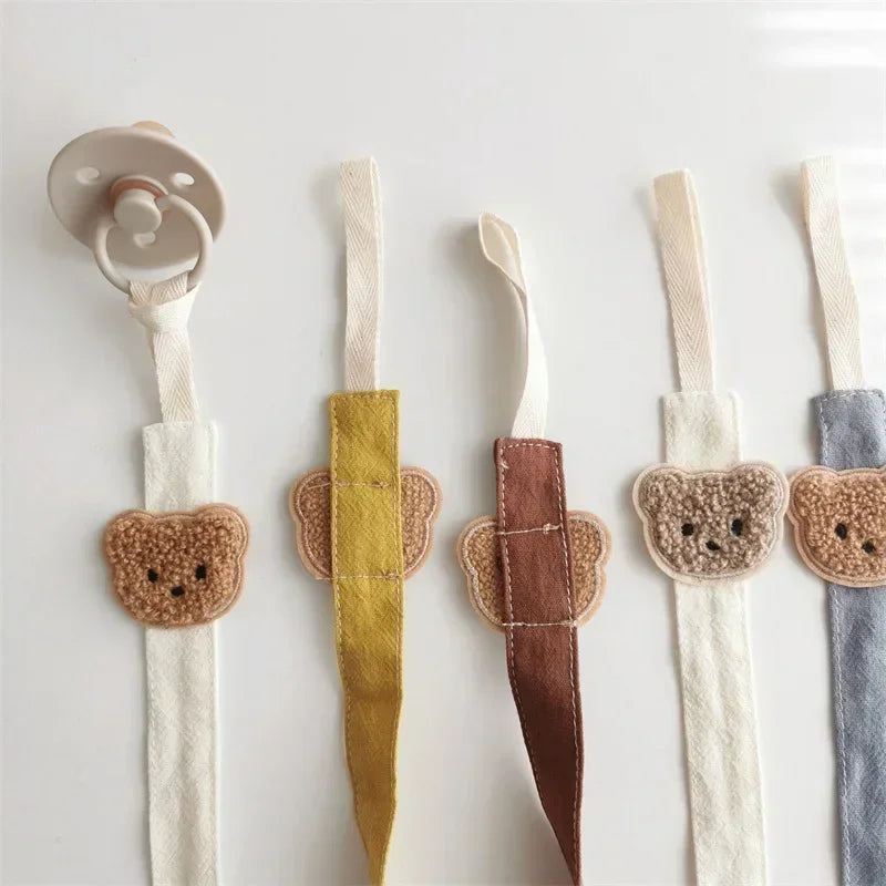 Cute Bear Pacifier Strap