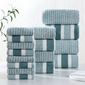 16-Piece Striped Bath Towel Set