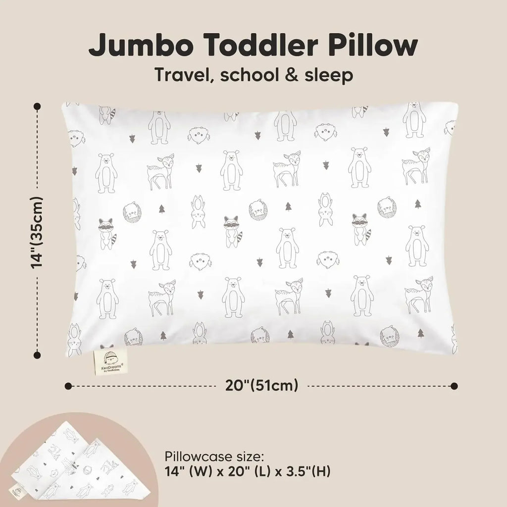 Soft Organic Cotton Toddler Pillow