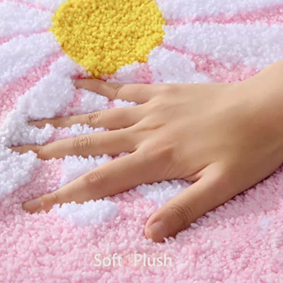 Cute Daisy Bath Mat