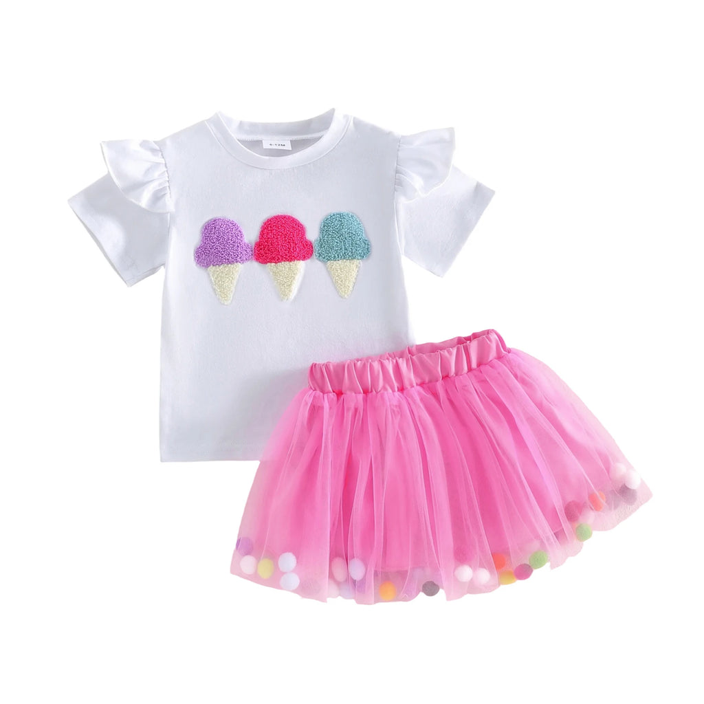 Girls Ice Cream Summer Outfits