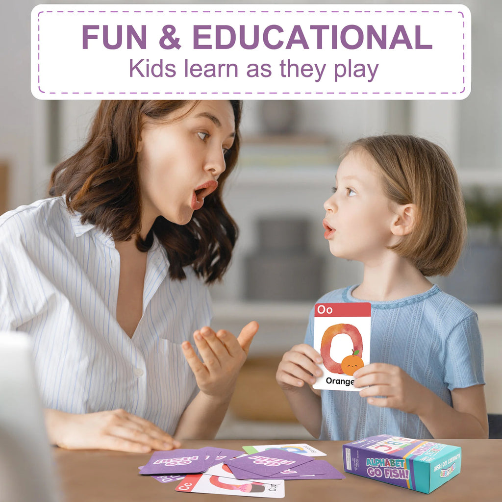 Alphabet Go Fish Card Game for Kids