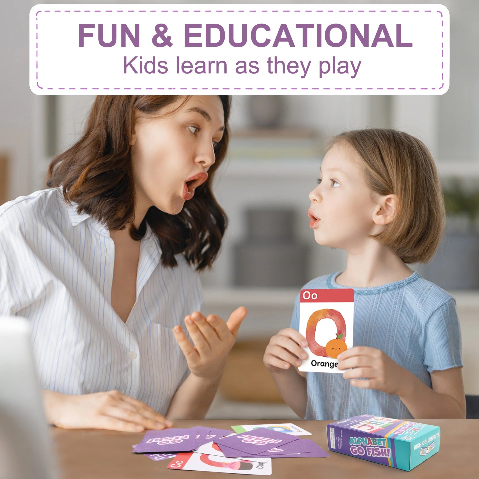 Alphabet Go Fish Card Game for Kids