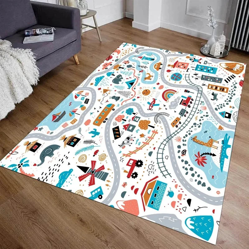 Kid's Car/Truck Play Carpet
