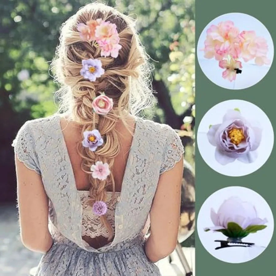 18 PCS Flower Hair Clip