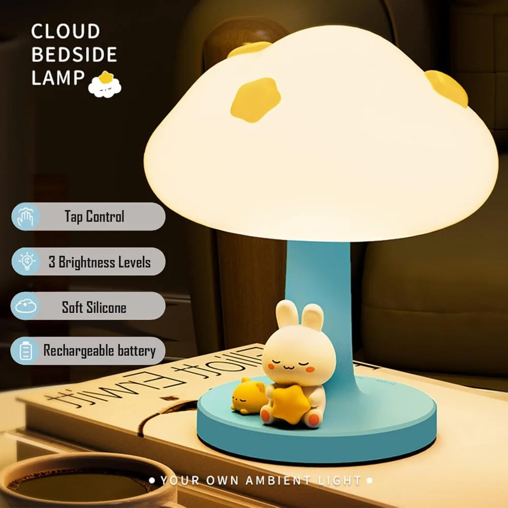 Cloud and Bunny Rechargeable Night Light
