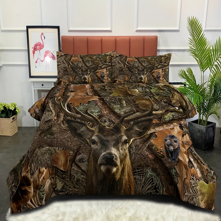 Woodland-Themed Bedding Set