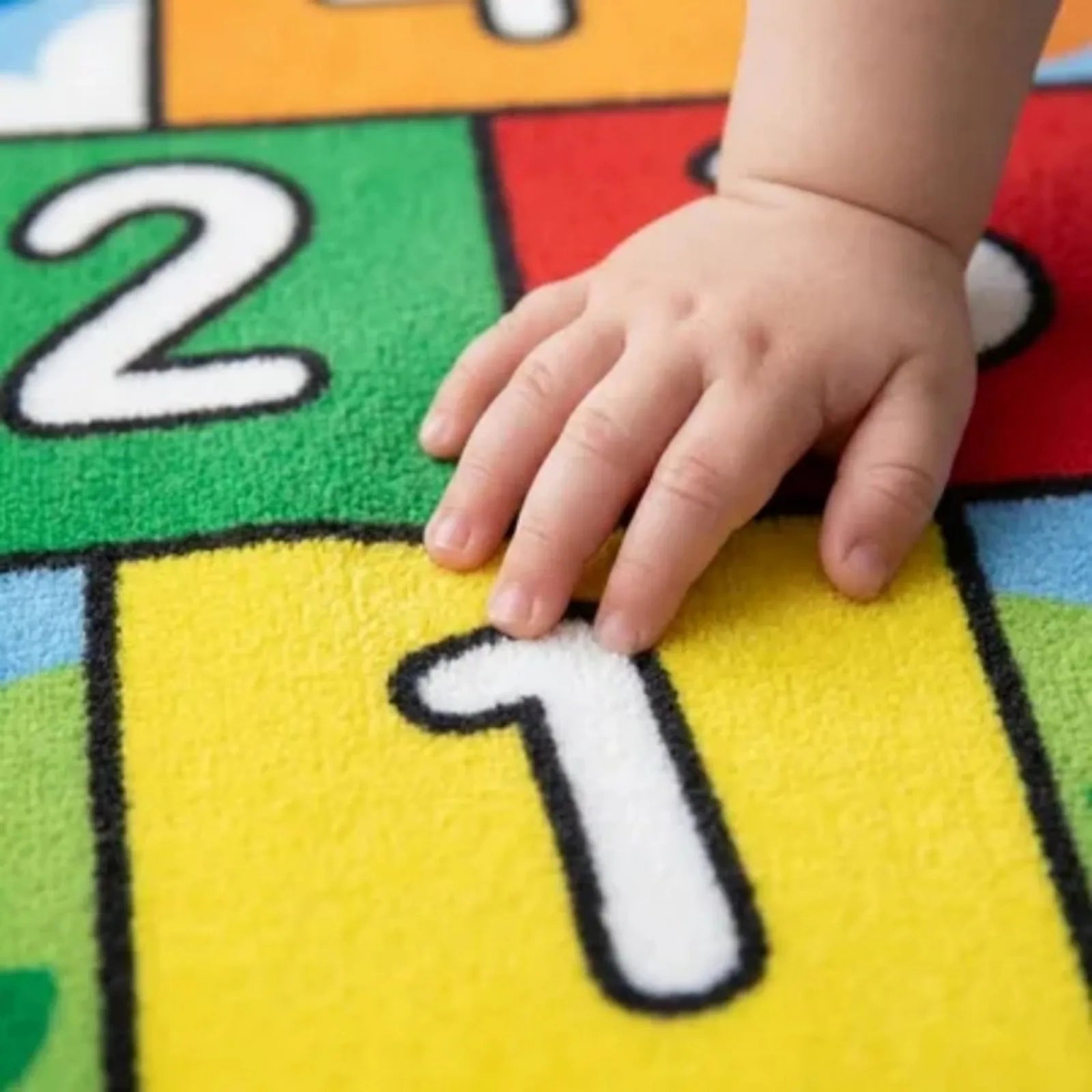 Stain Resistant Hopscotch Rug