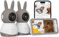 5 Inch Baby Monitor with 2 Cameras 2K/3MP