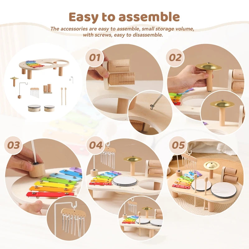 Wooden Percussion Music Toy