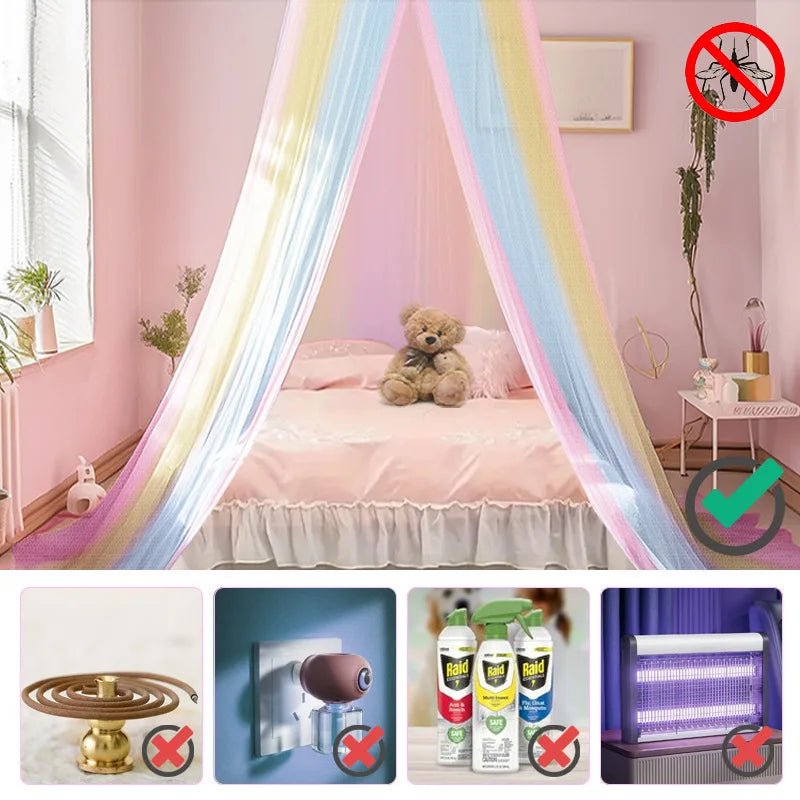 Rainbow Princess Tent Room Decor