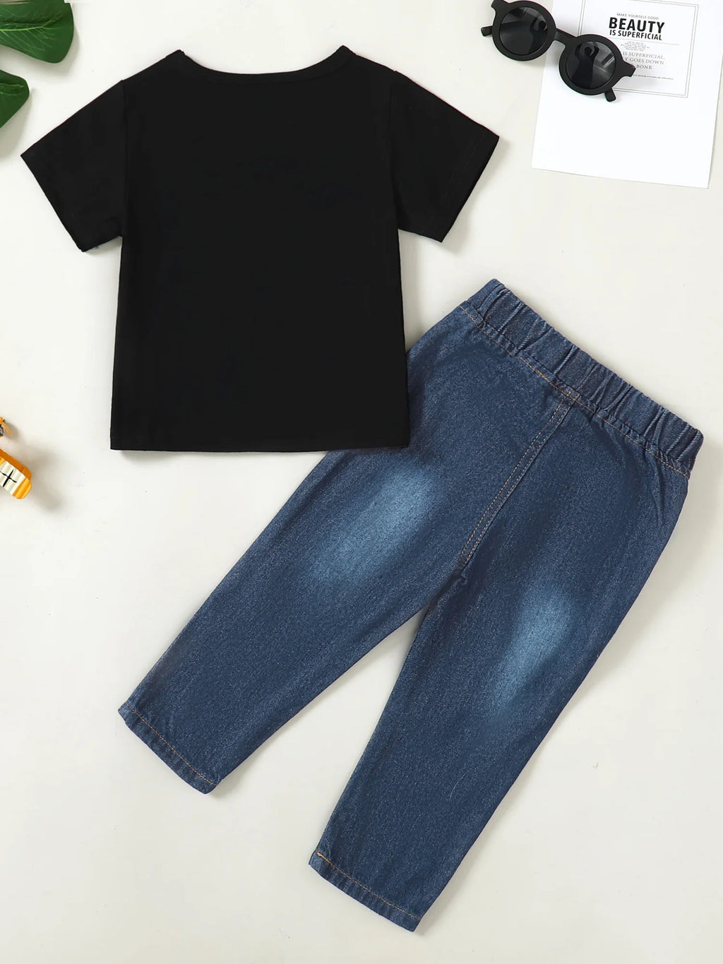 Boy's T Shirt and Jeans Pants Set