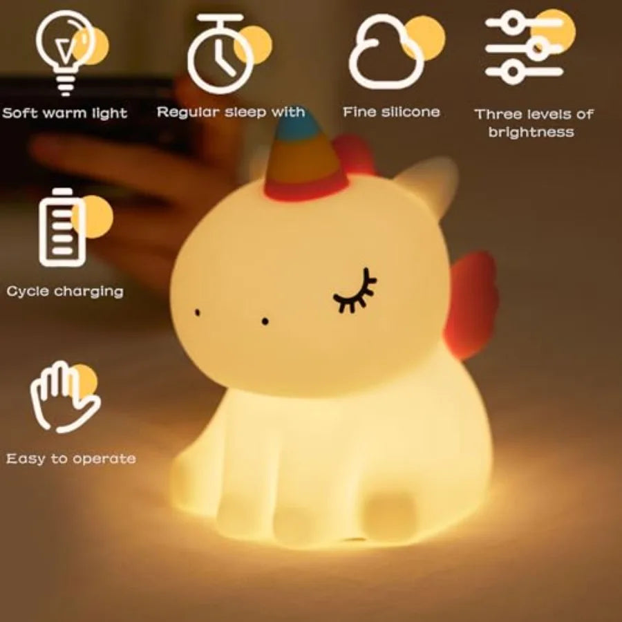 Rechargeable Unicorn Night Light