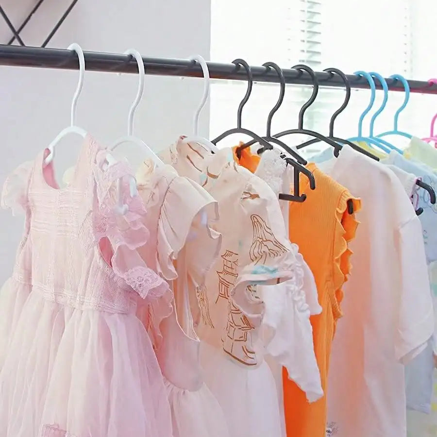 10/20pcs Kids Plastic Clothes Hangers