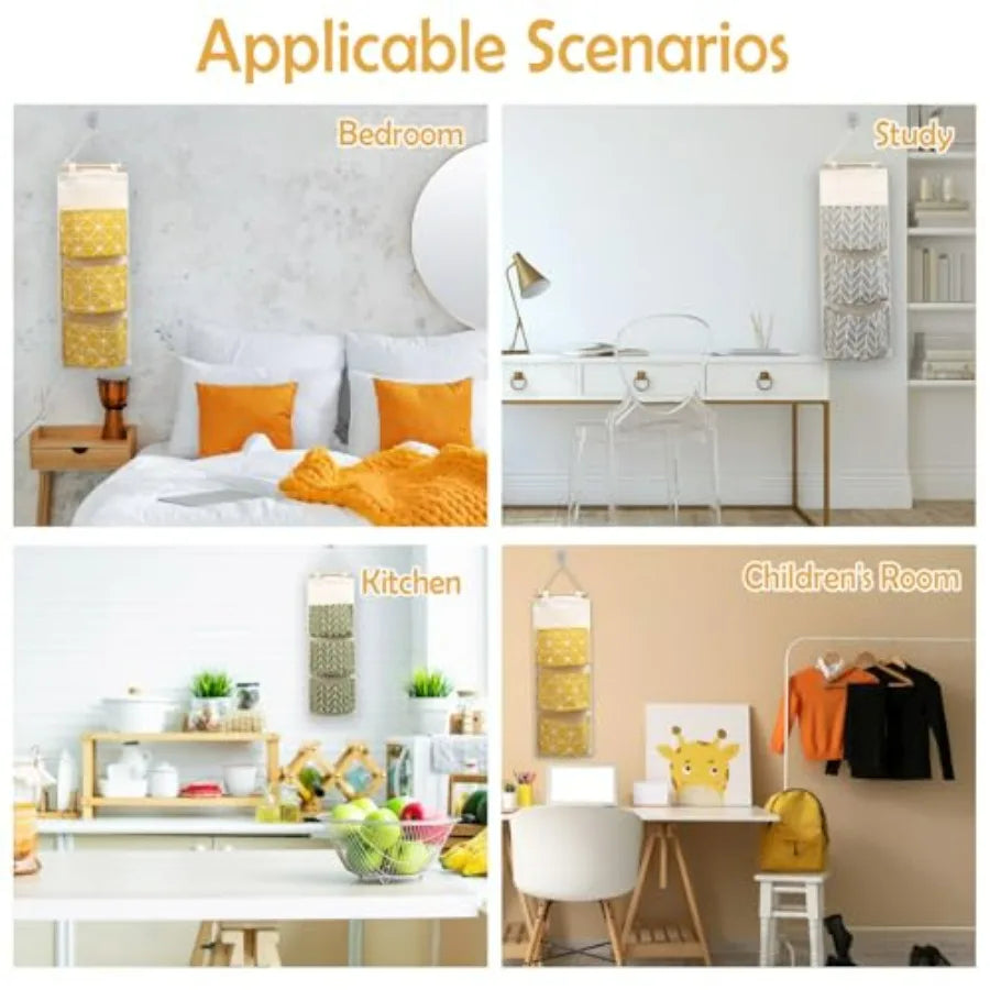 3-Pack Wall Hanging Storage Organizers