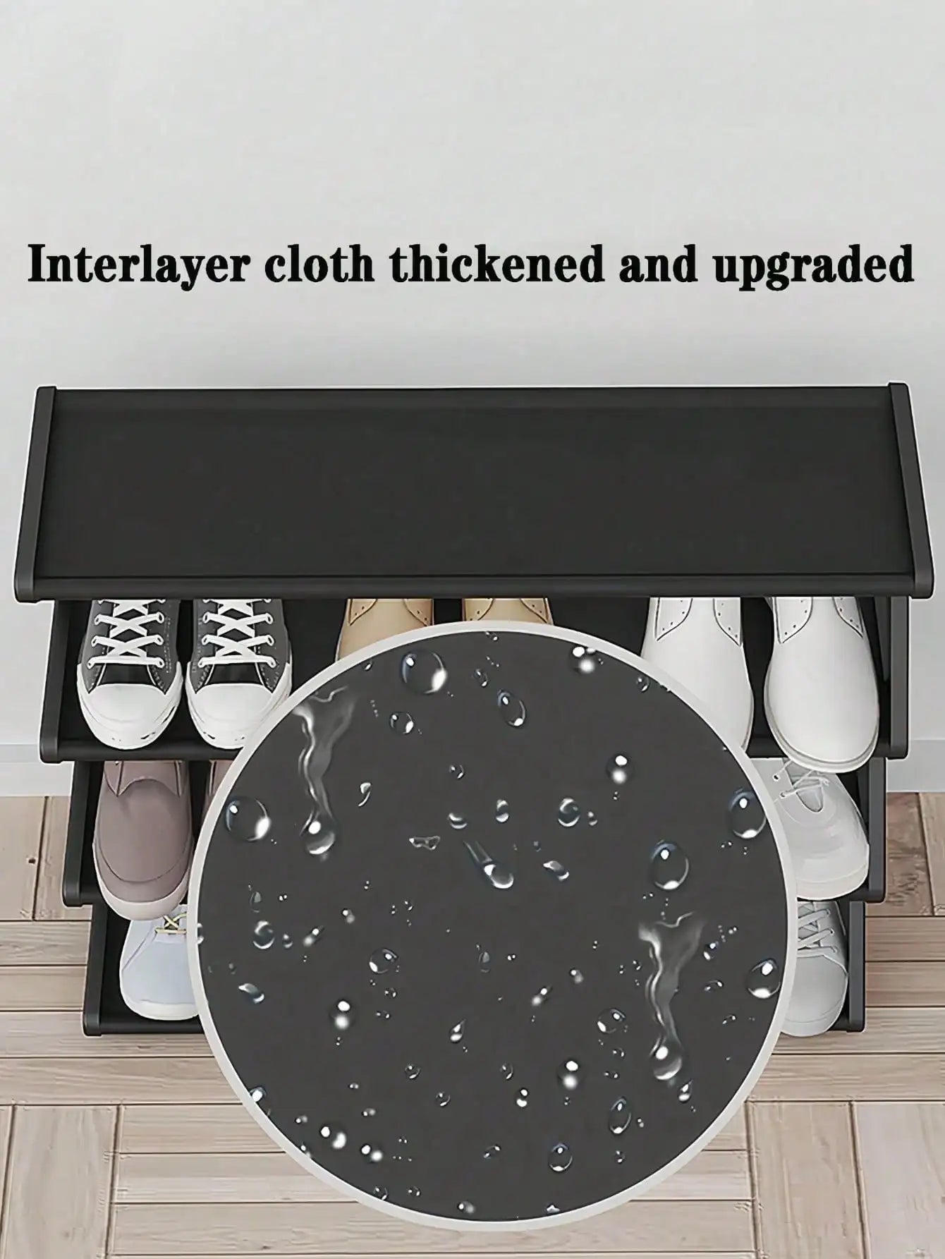 Z-Shaped Shoe Rack Standing Organizer