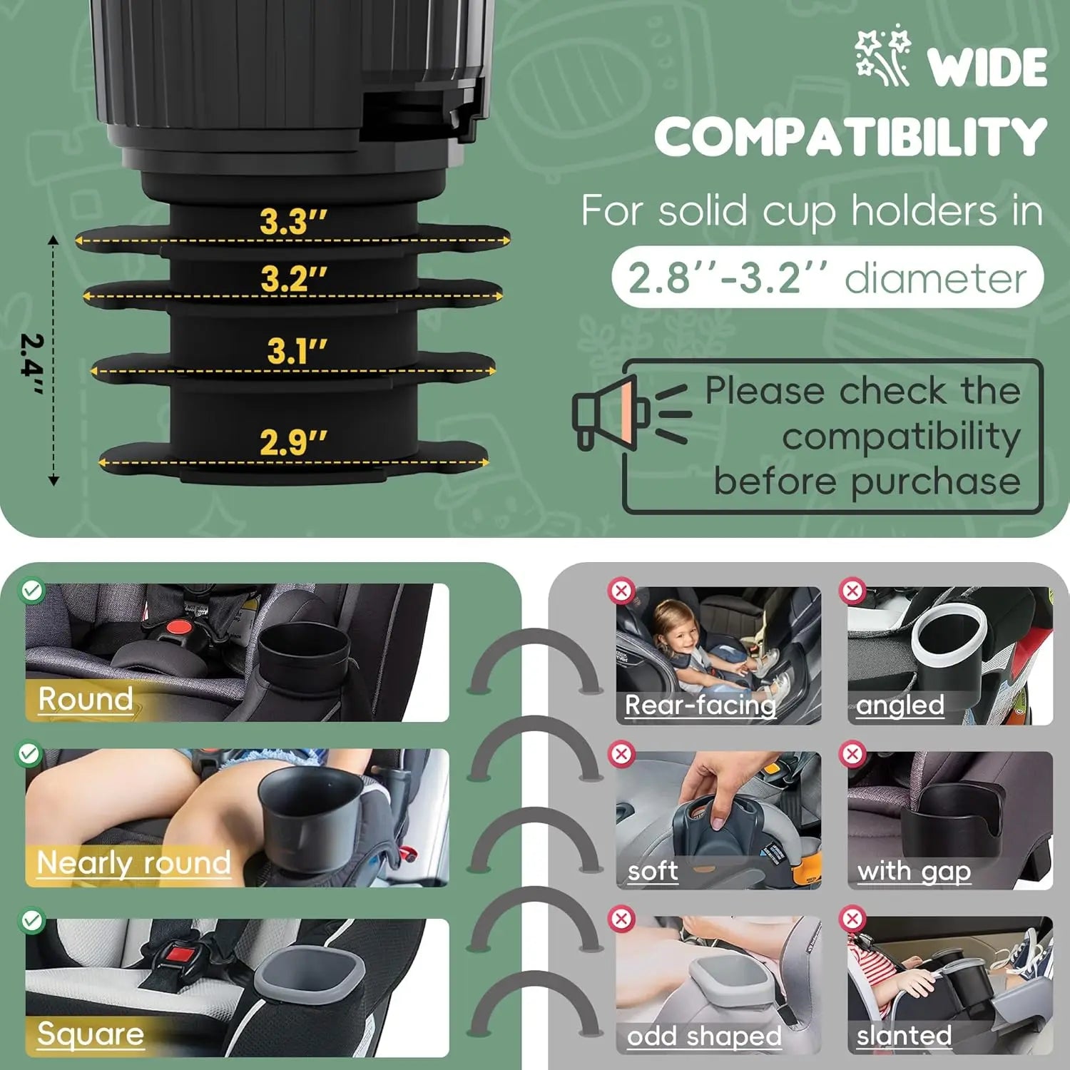Kids Car Seat Tray