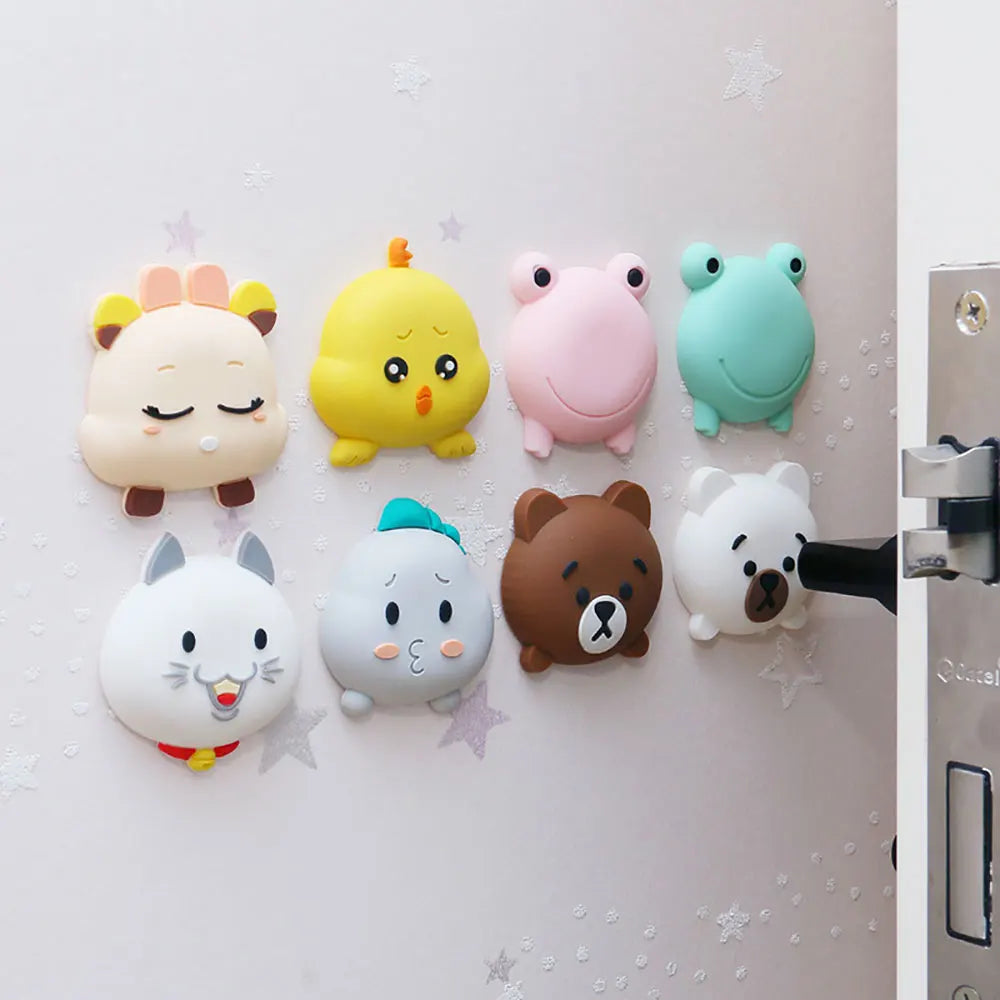 Mute Door Stopper Wall Protector Sticker | Silent Shock Absorber Pad