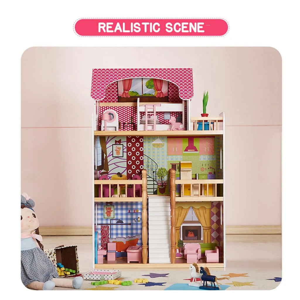 3 Story Doll House Doll Cottage