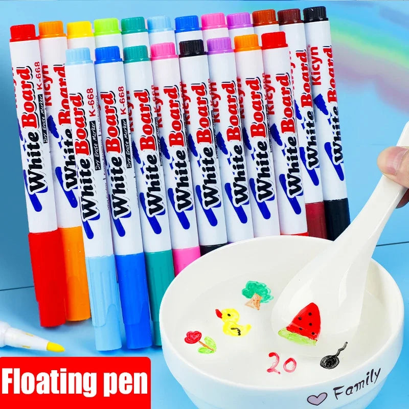 Montessori Floating Marker Pens | Water Suspension Drawing Toy Set
