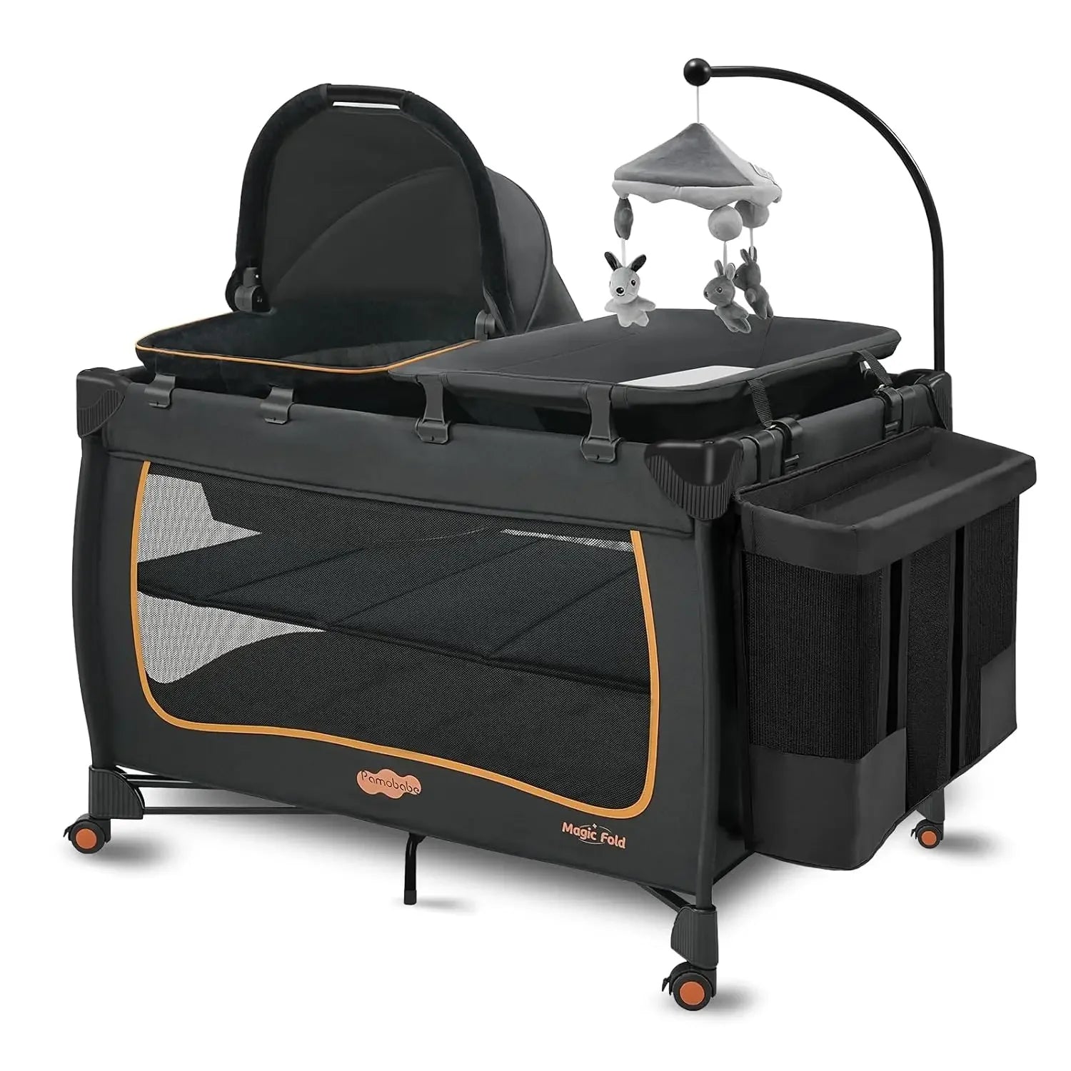 6 in 1 Baby Pack and Play with Bassinet