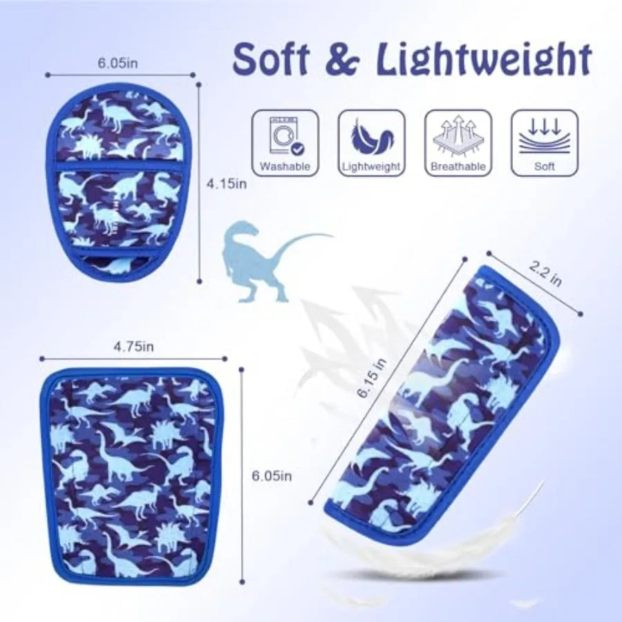 3 Pieces Car Seat Strap Covers