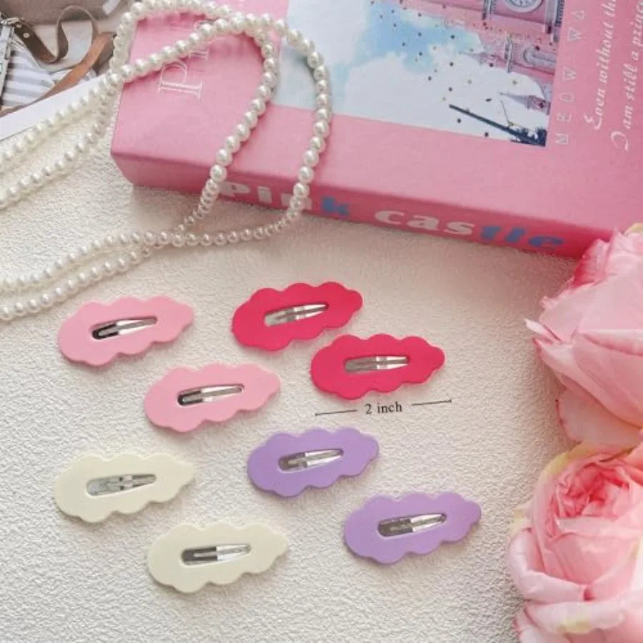 40pcs Candy Colored Snap Hair Clips