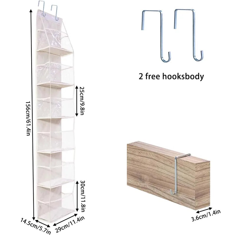 Multi-functional Hanging Bag for Behind the Door