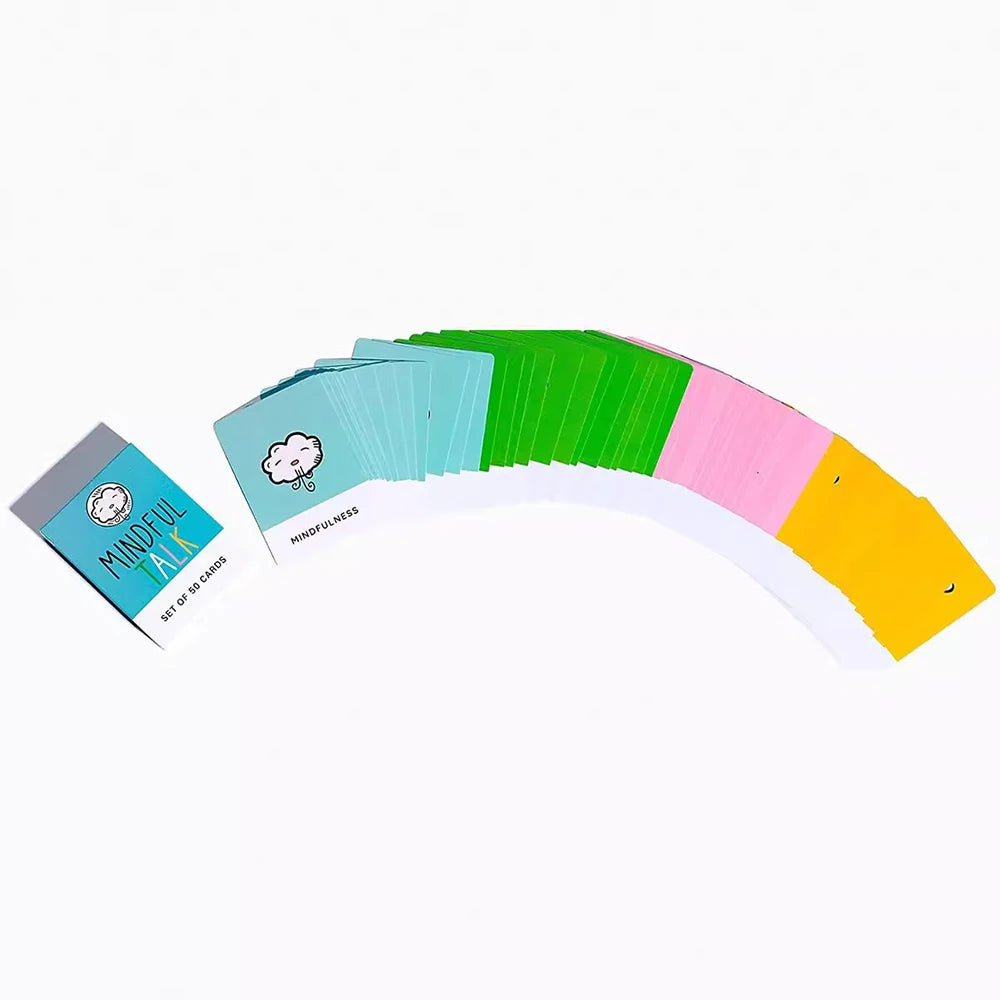 Mindfulness Talk Card Game for Kids/Parents