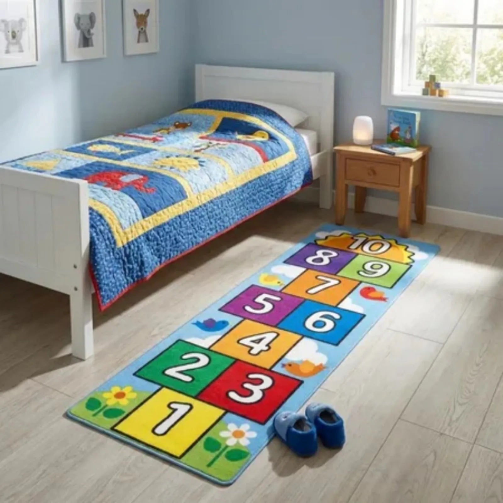 Stain Resistant Hopscotch Rug