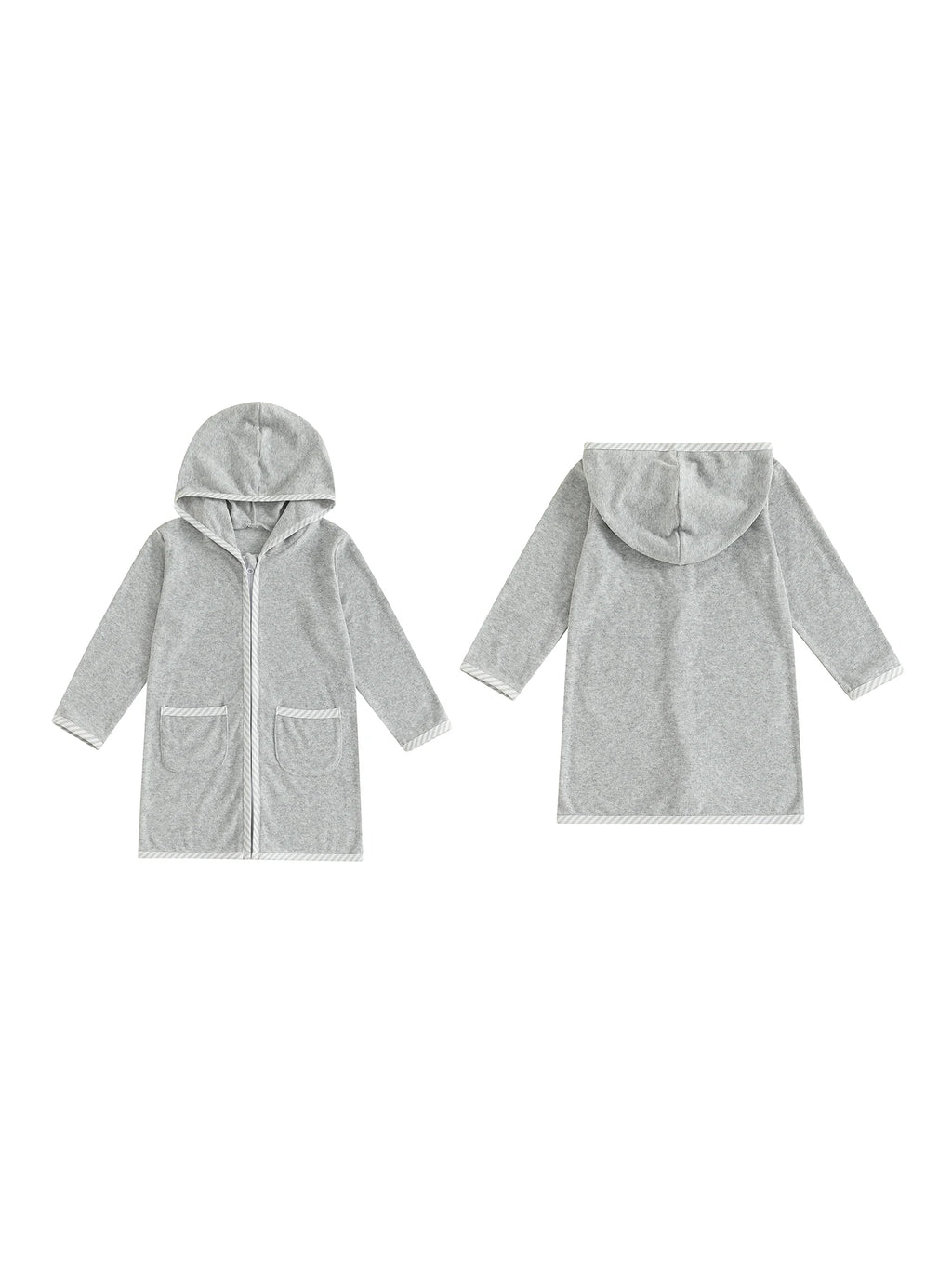 Kids Long Sleeve Hooded Towel Cover Up