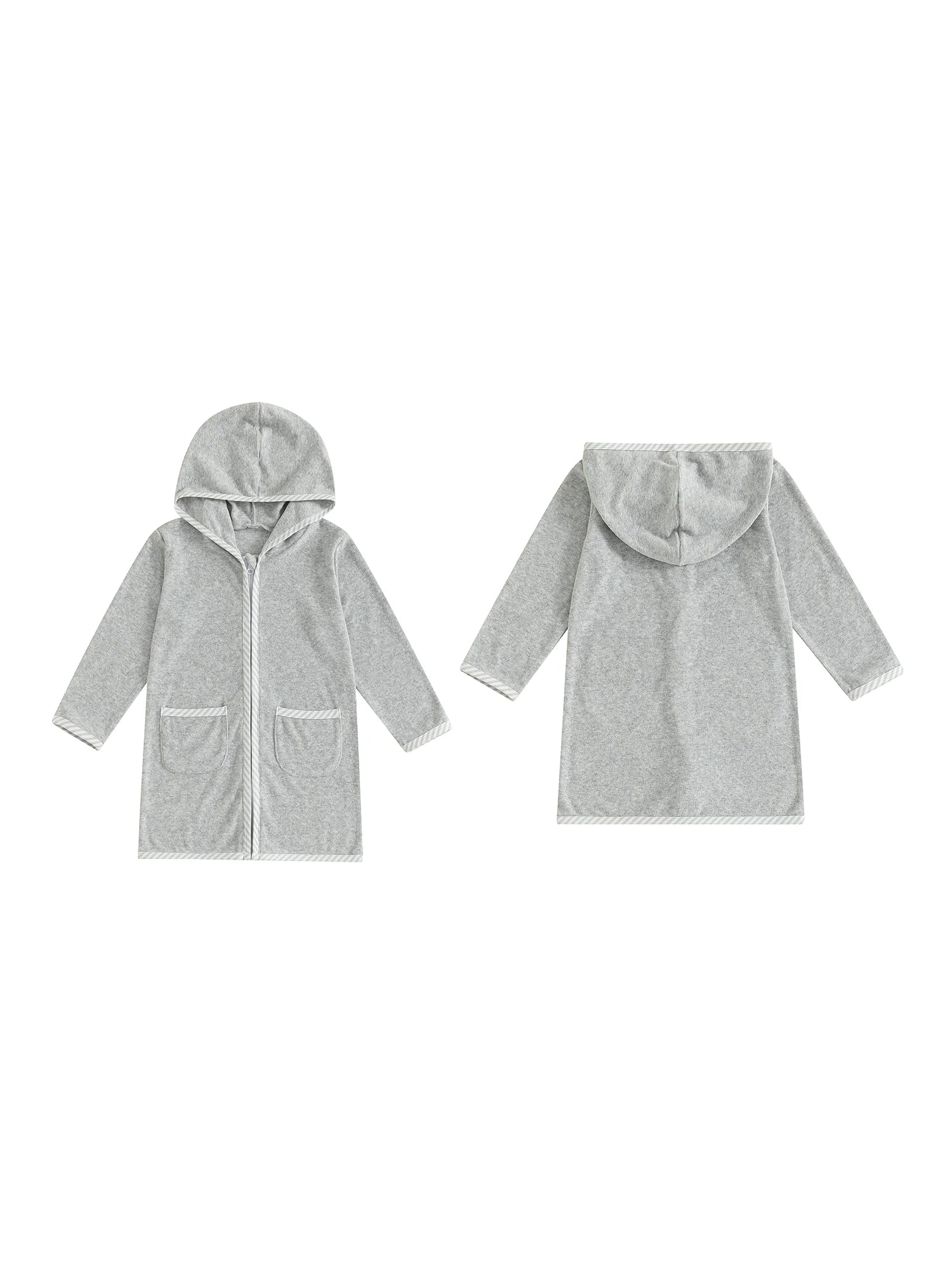 Kids Long Sleeve Hooded Towel Cover Up