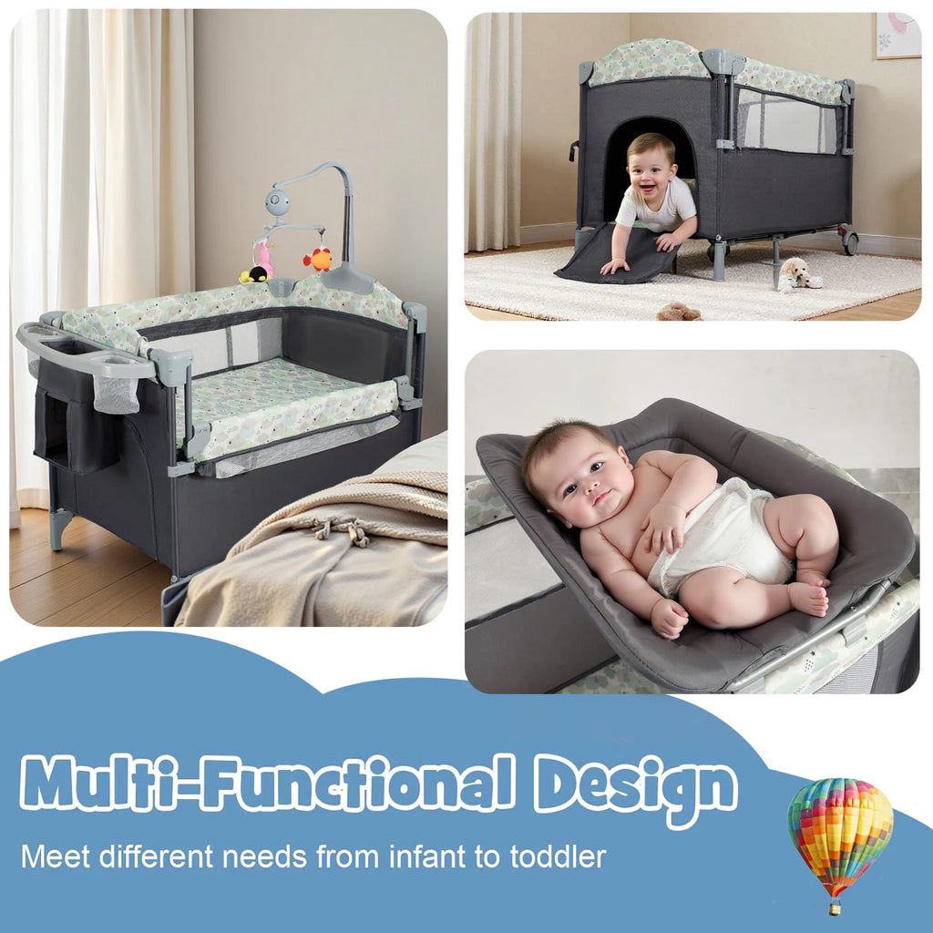 Pack n Play Portable Crib with Bassinet