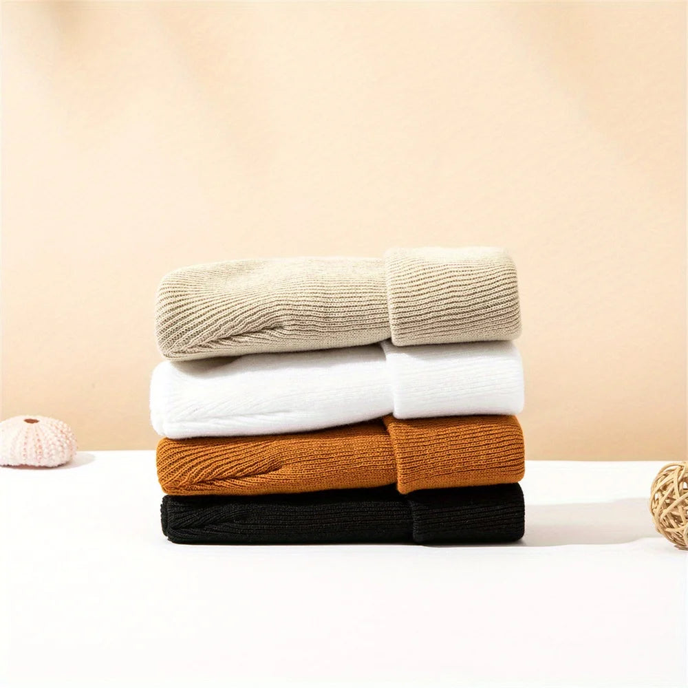 4pcs Baby Hat Knit Cuffed Beanie for Boys and Girls