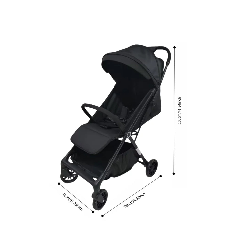 Premium Foldable Baby Pram Adjustable Stroller