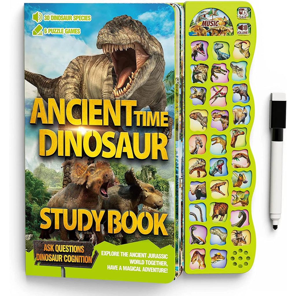 Interactive Dinosaur Book with Realistic Sounds