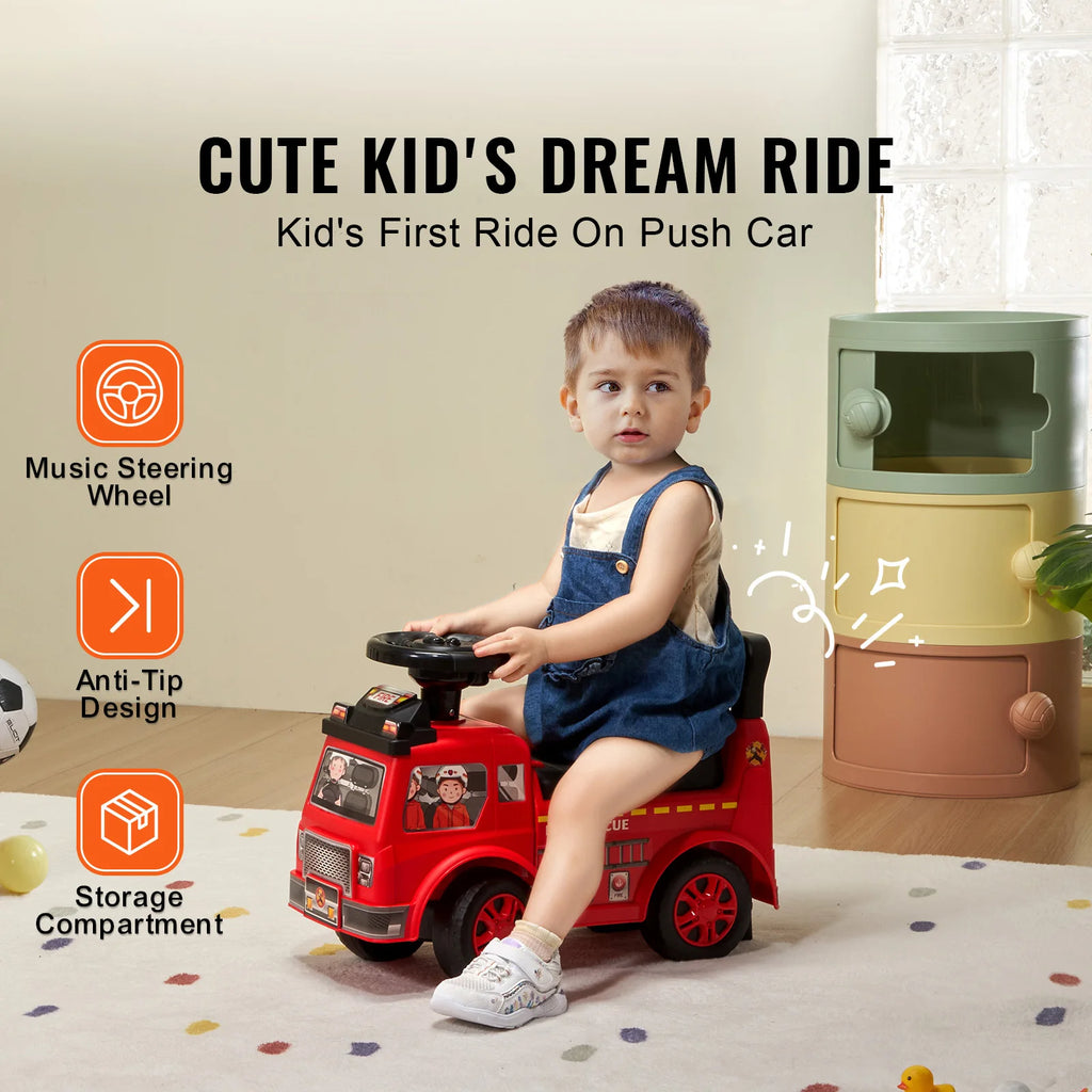 Ride On Push Fire Truck