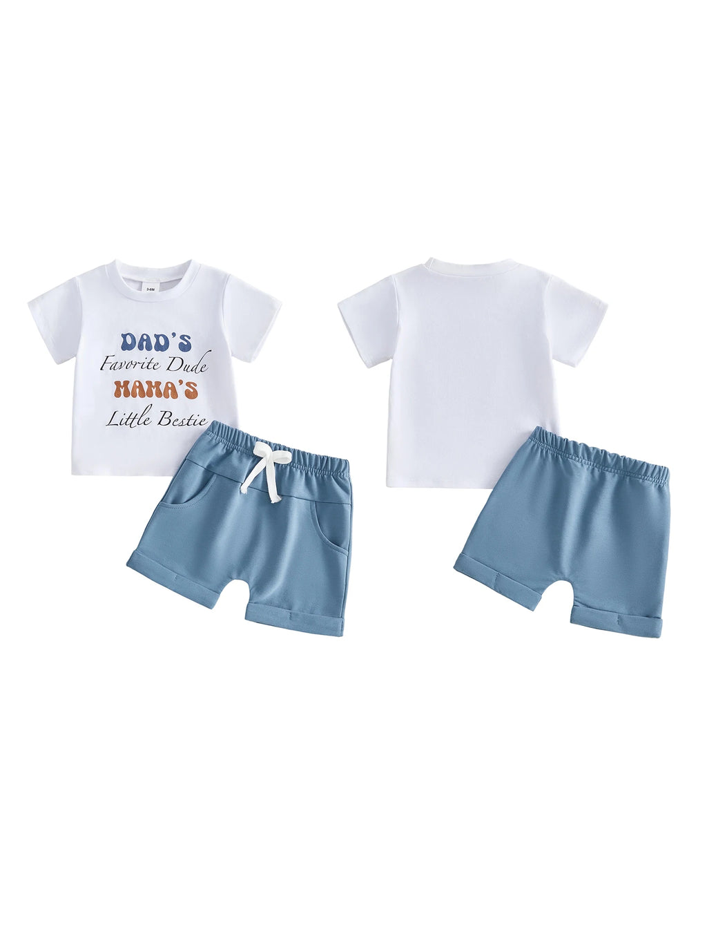 2Pcs Boys Summer Outfit