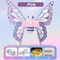 Electric Butterfly Wings Moving Elf Wing with Light Fairy Wings for Kids Birthday Christmas Cosplay Dress Up Angel Girls Toy