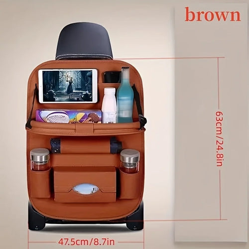 2pcs All-in-One Back Seat Organizer